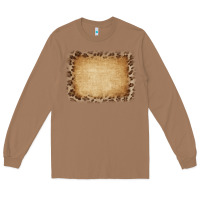 Toasted Coconut Buralp and Leopard Long Sleeve Tee - CowCowDesign