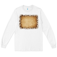 White Buralp and Leopard Long Sleeve Tee - CowCowDesign
