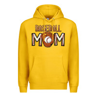 Lemon Baseball Mom Premium Hoodie - CowhideDigitalArt