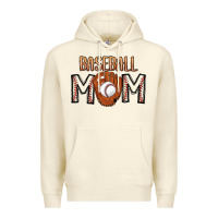 Sandshell Baseball Mom Premium Hoodie - CowhideDigitalArt