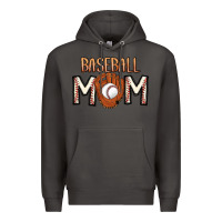 Smoke Baseball Mom Premium Hoodie - CowhideDigitalArt