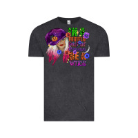 Vintage Black in a world full of princesses be a witch Vintage Tee - CowGirlArtShop
