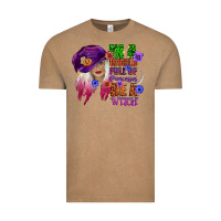 Vintage Coffee in a world full of princesses be a witch Vintage Tee - CowGirlArtShop