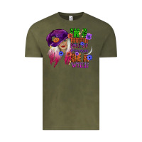 Vintage Olive in a world full of princesses be a witch Vintage Tee - CowGirlArtShop