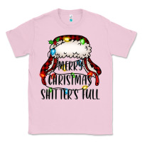 Bubblegum Pink merry christmas shitter's full,  christmas vacation Classic Tee - Jasminsmagicworld