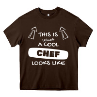 Chocolate Brown chef t  shirtthis is what a cool chef looks like t  shirt Heavy Core Tee - trangStudio