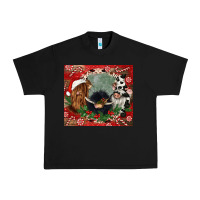 Black christmas heifer cow  gnomies Urban Heavy Tee - CowGirlArtShop