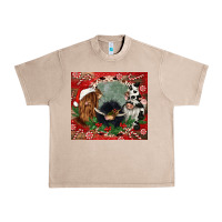 French Oak christmas heifer cow  gnomies Urban Heavy Tee - CowGirlArtShop
