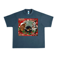Midnight Navy christmas heifer cow  gnomies Urban Heavy Tee - CowGirlArtShop