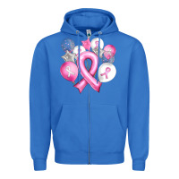 True Royal Balloons cancer ribbon Zipper Hoodie - Artiststas