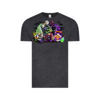 Vintage Black halloween gnome Vintage Tee - CowGirlArtShop