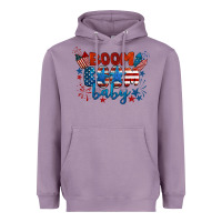 Lavender boom boom baby 4th of july Heavyweight Hoodie - BarkalooDesign