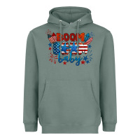 Sage boom boom baby 4th of july Heavyweight Hoodie - BarkalooDesign