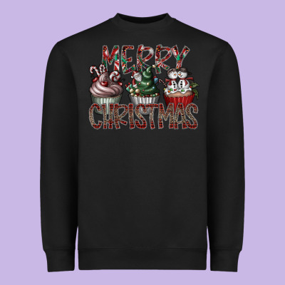 Merry Christmas Heavyweight Sweatshirt Designed By Cowhidedigitalart