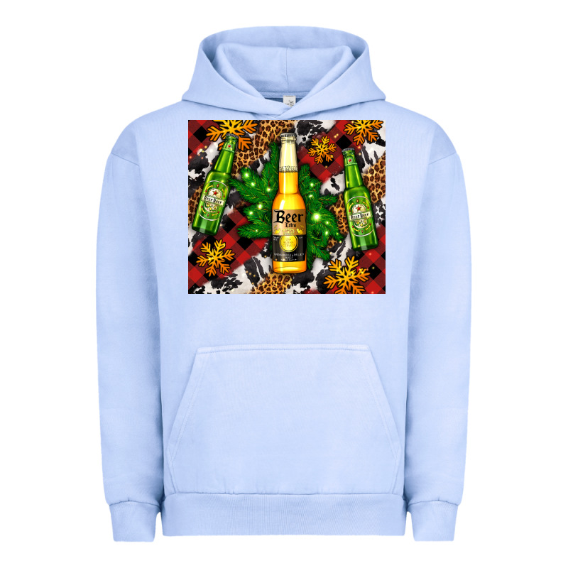 Beer Bottles With Golden Snow Urban Hoodie by AdoDesignShop | Teevron