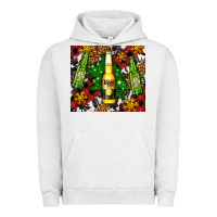 Pigment Lunar Rock beer bottles with golden snow Urban Hoodie - AdoDesignShop