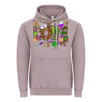 Mardi Gras Love Nurse Vintage Hoodie | Teevron