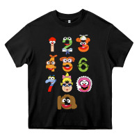 Black muppet babies Heavy Core Tee - trangStudio