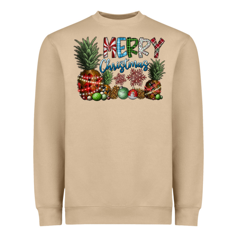 Merry Christmas Heavyweight Sweatshirt by CowhideDigitalArt | Teevron