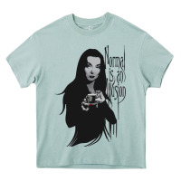 Arona Normal Is An Illusion - Morticia Addams Heavy Core Tee - trangStudio