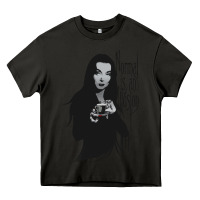Asphalt Normal Is An Illusion - Morticia Addams Heavy Core Tee - trangStudio