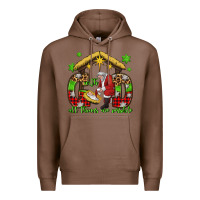 Chestnut with god all things are possible santa baby jesus Premium Hoodie - Jasminsmagicworld