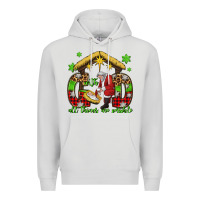 With God All Things Are Possible Santa Baby Jesus Premium Hoodie | Teevron