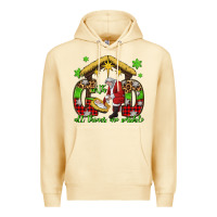 Pina Colada with god all things are possible santa baby jesus Premium Hoodie - Jasminsmagicworld
