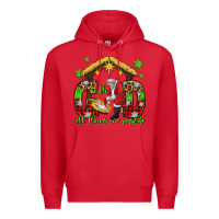 Red with god all things are possible santa baby jesus Premium Hoodie - Jasminsmagicworld