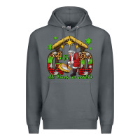 Rock with god all things are possible santa baby jesus Premium Hoodie - Jasminsmagicworld