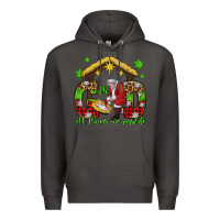 Smoke with god all things are possible santa baby jesus Premium Hoodie - Jasminsmagicworld