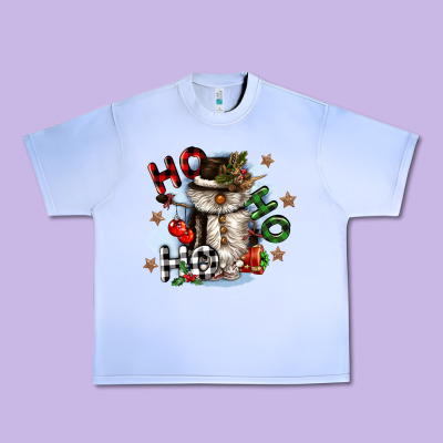 Ho Ho Ho Snowman Gnome Urban Heavy Tee Designed By Cowgirlartshop