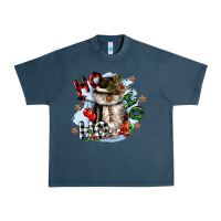 Midnight Navy ho ho ho snowman gnome Urban Heavy Tee - CowGirlArtShop