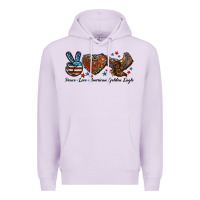 Lilac Western Peace Love American Golden Eagle Premium Hoodie - LillyAllenDesigns