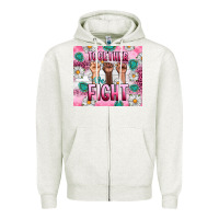 Oatmeal Heather Breast Cancer Together Fight Zipper Hoodie - Artiststas