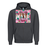 Smoke Breast Cancer Together Fight Zipper Hoodie - Artiststas