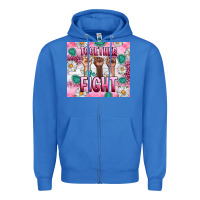 True Royal Breast Cancer Together Fight Zipper Hoodie - Artiststas