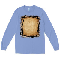 Burlap And Leopard  Black Frame Long Sleeve Tee | Teevron