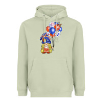 Matcha patriotic gnome balloon Heavyweight Hoodie - BarkalooDesign