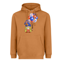 Patriotic Gnome Balloon Heavyweight Hoodie | Teevron