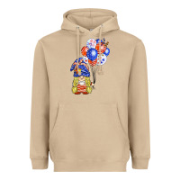 Mushroom patriotic gnome balloon Heavyweight Hoodie - BarkalooDesign