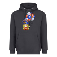 Smoke patriotic gnome balloon Heavyweight Hoodie - BarkalooDesign
