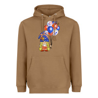 Toasted Coconut patriotic gnome balloon Heavyweight Hoodie - BarkalooDesign