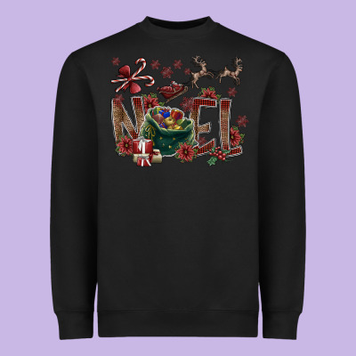 Noel Heavyweight Sweatshirt Designed By Cowhidedigitalart