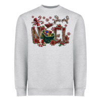 Heather Grey noel Heavyweight Sweatshirt - CowhideDigitalArt