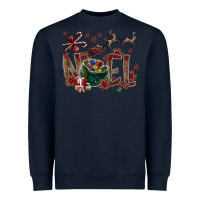 Navy noel Heavyweight Sweatshirt - CowhideDigitalArt