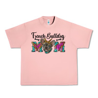 Salmon french bulldog mom Urban Heavy Tee - RanaPortraitStore