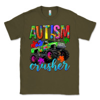 Army Green Autism Awareness crusher Classic Tee - NancyCooperArtShop