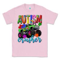 Bubblegum Pink Autism Awareness crusher Classic Tee - NancyCooperArtShop
