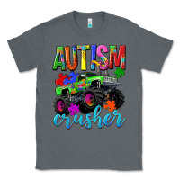 Charcoal Heather Autism Awareness crusher Classic Tee - NancyCooperArtShop
